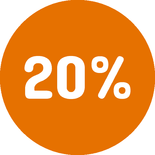 20-percent orange